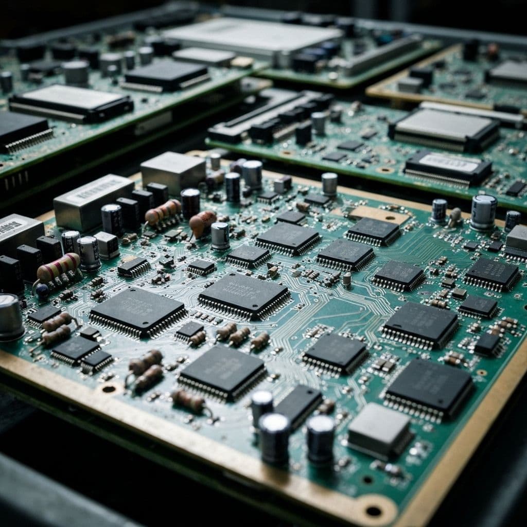 Electronic Waste - Computer Parts and Circuit Boards